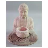 Sandstone  Buddha candle holder