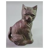 Vintage brass cat figure