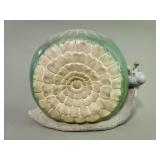 Ceramic snail figure