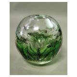 Orrefors signed Edward Hald hand blown glass vase