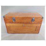 Vintage Gerstner International oak tool chest