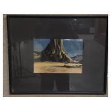 Vintage framed mixed media