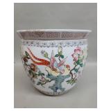 Vintage Chinese hand painted porcelain fish b