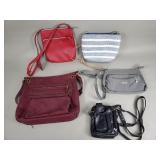 Group of women's handbags