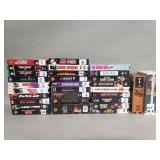 Crate of VHS tapes