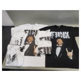Box of Rick James t-shirts