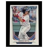 2014 Topps Bowman Mookie Betts rookie card