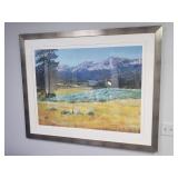 Pencil signed print