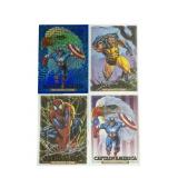 Lot of Marvel trading cards: Captain America,