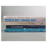 Group of vintage art books