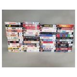 Large group of VHS tapes
