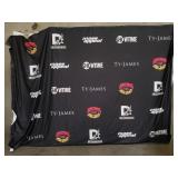 Custom media back drop