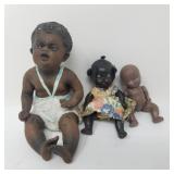 Group of porcelain dolls
