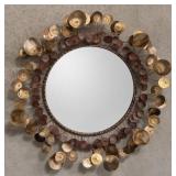 Curtis Jere 'Raindrops' wall decoration mirror