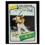 1980 Topps Ricky Henderson rookie card
