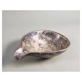Antique silver plate pap boat