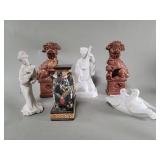 Group of porcelain and ceramic figures
