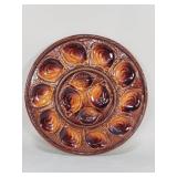 Vintage French ceramic oyster serving platter
