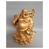 Gilt composite Buddha statue