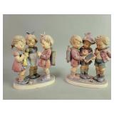 Pair of vintage Hummel Goebel ceramic figures
