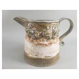 Vintage 3 frogs pottery pitcher