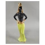 Mid century ceramic 'Blackamoor dancer' figure