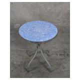 World Market mosaic outdoor round end table