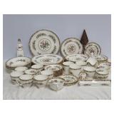 68 pc. Coalport Ming Rose pattern china