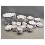 84 pc. Haviland Limoges porcelain dinnerware
