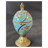 House of Fabergï¿½  ceramic musical egg