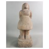 Hand carved Stone folk art sculpture