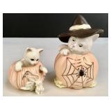 Pair of vintage Lenox porcelain Halloweï¿½en