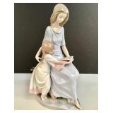 Vintage Lladro figure, ï¿½Bedtime Storyï¿½