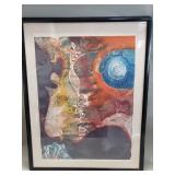 Signed Gerard Fitreman 'Entremonde' artist's proof
