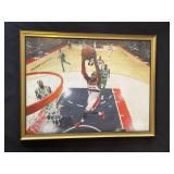 Framed Large John Wall Washington Wizards photo
