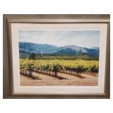 Pencil signed print