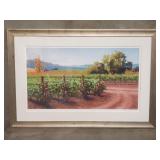 Pencil signed print
