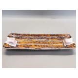Signed Raymor (Italy) pottery tray