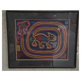Vintage textile art