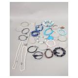 Womens bracelets and necklaces