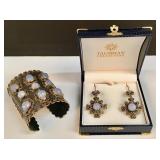 Contemporary oxidized sterling, 14k & 24k
