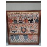 Bonad style painting on canvas after Anders