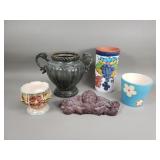 Group of vintage ceramic and pottery vases