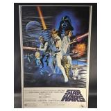 1977 Star Wars IV 'A New Hope' movie poster