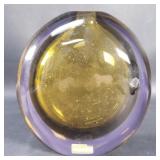 Seguso Murano Sommerso mid-century modern Vase