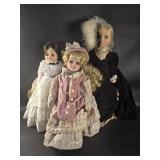 Group of vintage dolls