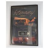 Post Malone Stonery tour commemorative plaque