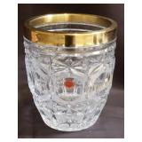 Barzel Western Germany hand cut lead crystal ice
