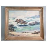 Signed Vera C M Staples oil on panel painting