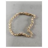 14k gold rope bracelet